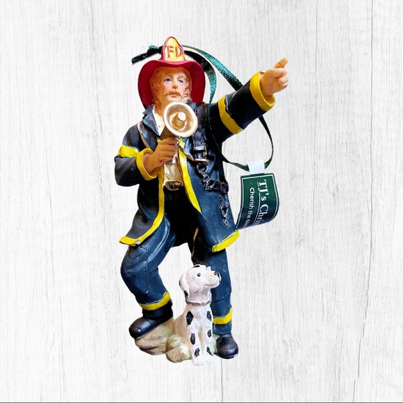 TJ’s Christmas firefighters ornaments set of 3 - Picture 4 of 8